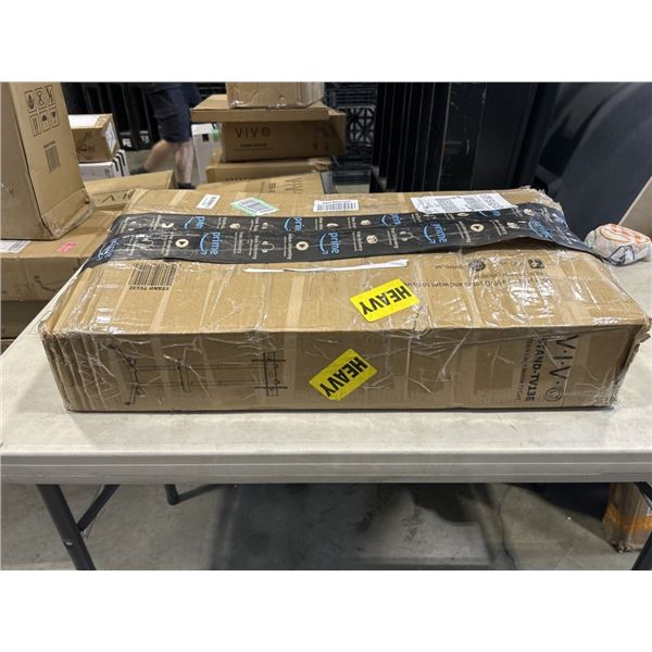 VIVO BLACK LARGE MOBILE TV CART