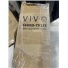 Image 3 : VIVO BLACK LARGE MOBILE TV CART