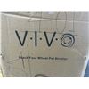 Image 3 : VIVO BLACK FOUR WHEEL PET STROLLER