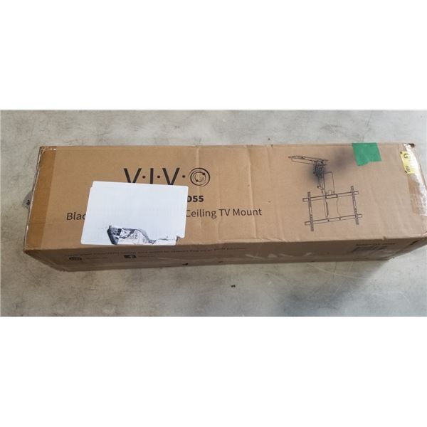 VIVO BLACK ELECTRIC FLIP DOWN CEILING TV MOUNT