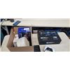 Image 1 : TRAY OF ELECTRONICS INCLUDING SKYPILLAR DRONE, ANDROID PHONE, ANYFAR OEM UPGRADE KIT, SMART LIFE INT