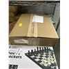 Image 4 : YELLOW MOUNTAIN CHINESE MAHJONG SET IN SOFT CASE AND 2 CHINESE CHECKERS SETS AND LARGE TRAVEL CHESS 