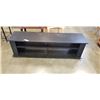 Image 1 : BLACK 2 TIER MEDIA SHELF