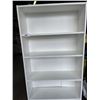 Image 2 : 80" WHITE BOOKSHELF