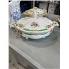 Image 5 : ASSORTED ANTIQUE CHINA INLCUDING STAFFORDHSIRE AND JOHNSDON BROS TOUREENS, PLATES, GRAVY BOAT ETC