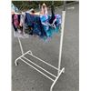 Image 3 : CLOTHES RACK WITH NEW KIDS CLOTHING SIZE 6- 12 RACK INCLUDED 30+ PCS