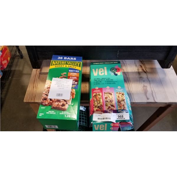 2 CASES OF FRUIT AND NUT GRANOLA BARS - COULD BE MISSING A FEW BARS