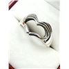 Image 3 : STERLING SILVER CLADDAGH RING, SIZE 6, W/A $255.00.