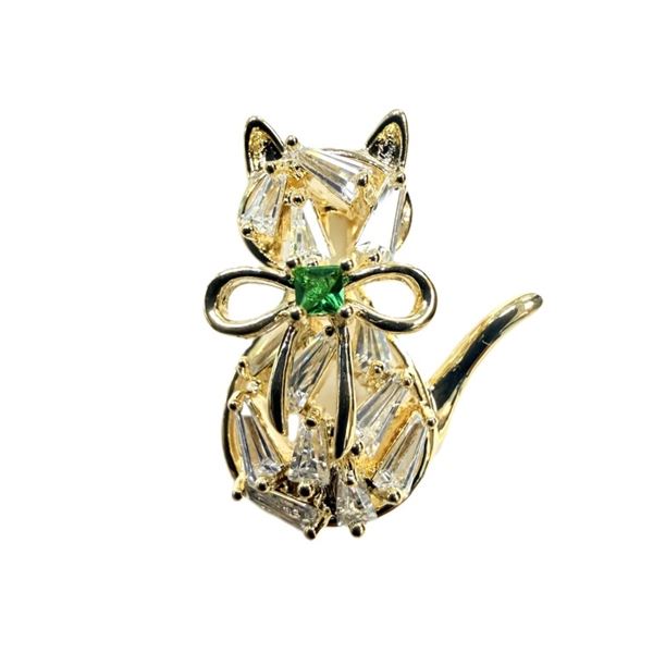 BROOCH CAT DESIGN, RETAIL $150.00.