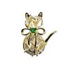 Image 1 : BROOCH CAT DESIGN, RETAIL $150.00.
