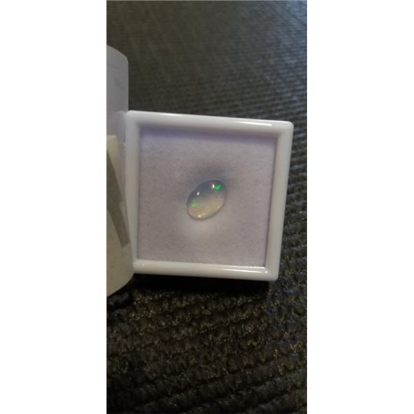 NEW 2.3CT NATURAL WHITE FIRE OPAL GEMESTONE, UNTREATED, OVAL CUT - RETAIL $290