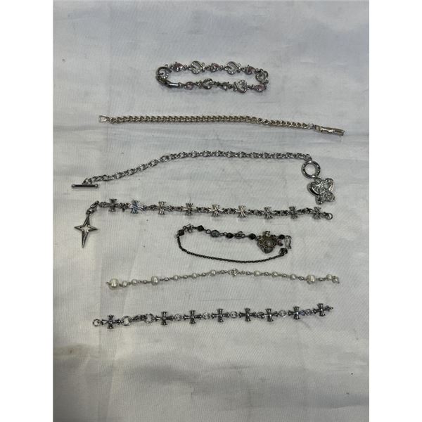 SILVER TONE BRACELETS