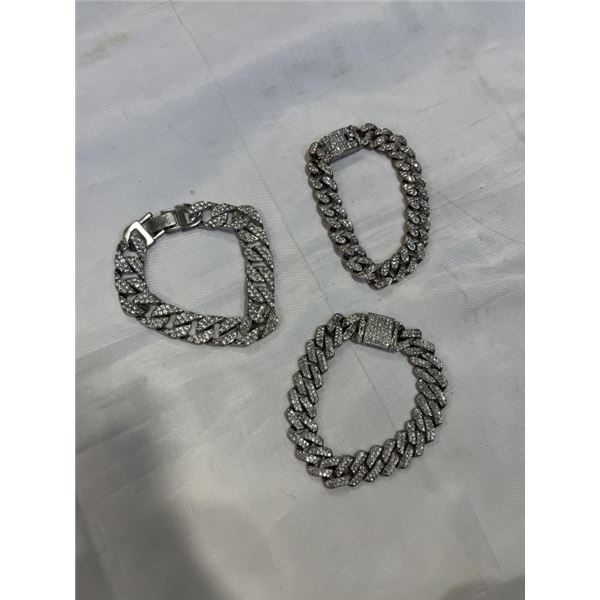 SILVER TONE BRACELETS