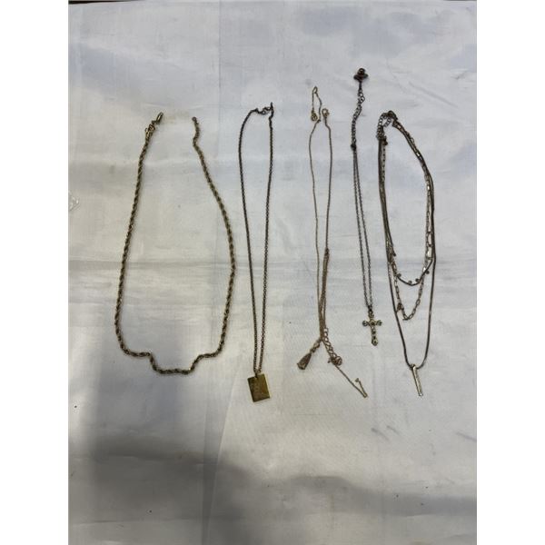 GOLD TONE NECKLACES