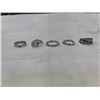 Image 1 : 5 STERLING SILVER 925 RINGS