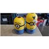 Image 1 : 2 MINIONS STACKABLE STORAGE CONTAINERS