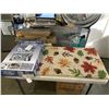 Image 1 : NEW MACHINE WASHABLE AREA RUG, 72" X 108", AND FOAM UNDERFOOT HOOKED ACCENT RUG