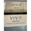 Image 2 : 2 VIVO BLACK 20" X 15" SWIVEL COUCH DESKS