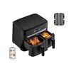 Image 1 : AS NEW T-FAL DUAL EASY FRY & GRILL 8.7QT AIR FRYER - TESTED WORKING, RETAIL $299