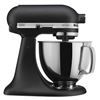 Image 1 : KITCHENAID ARTISAN TILT-HEAD STAND MIXER 5QT, 325 WATT, MATTE BLACK - TESTED WORKING, RETAIL $475