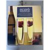 Image 2 : BRAND NEW SET OF 4 DUAL WALL INSULATED CHAMPAGNE FLUTES, 5OZ, DISHWASHER SAFE