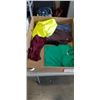 Image 1 : TRAY OF ASSORTED LULULEMON CLOTHING