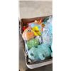 Image 3 : TRAY OF POKEMON PLUSHIES INCLUDING SQUIRTLE, CHARMANDER AND BULBASAUR