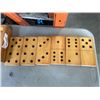 Image 3 : HANDCRAFTED SET OF LARGE WOODEN DOMINOES