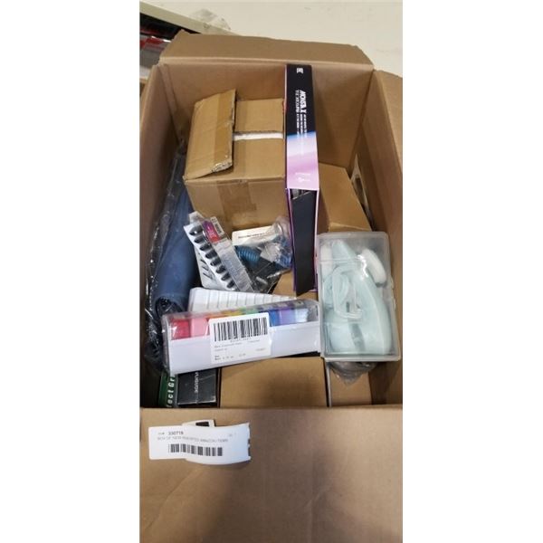 BOX OF NEW ASSORTED AMAZON ITEMS