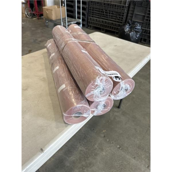 4 NEW ROLLS PEACH BUTCHER PAPER
