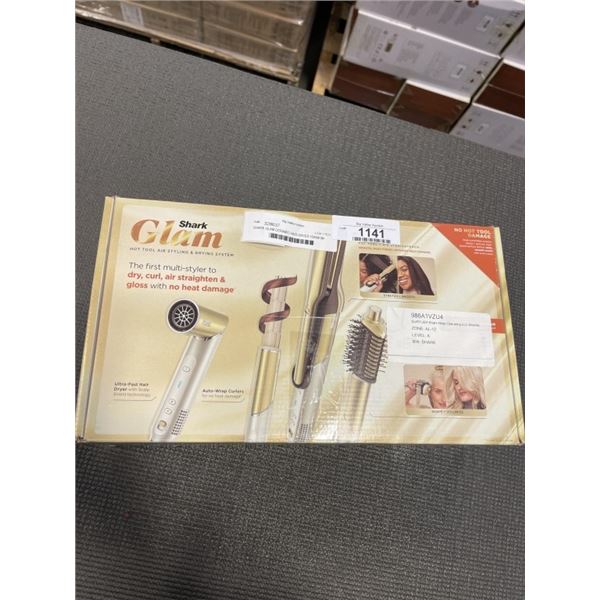 SHARK GLAM CERAMIC HAIR DRYER 1500W W/ CONCENTRATOR 6 HEAT SETTINGS, 3 SPEEDS - TESTED WORKING, RETA