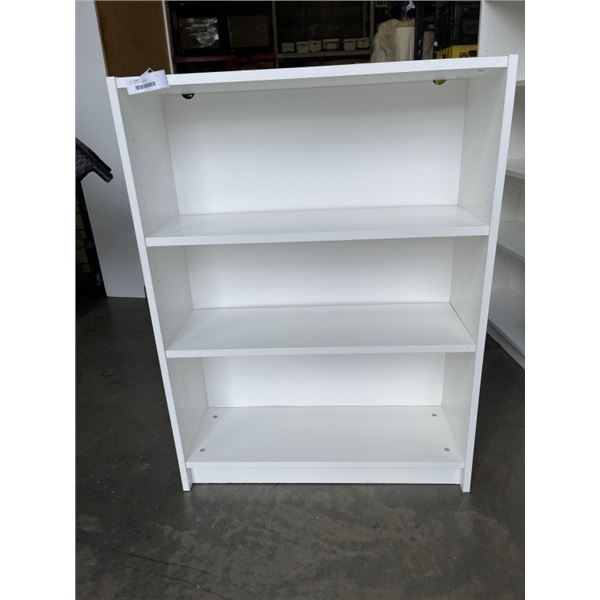 42"  FOOT WHITE BOOKSHELF