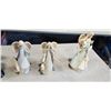 Image 2 : WOOD CAT CARVING AND ANGEL FIGURES BY ENESCO