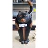 Image 3 : WOOD CAT CARVING AND ANGEL FIGURES BY ENESCO