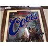 Image 2 : VINTAGE COORS BULL RIDER BAR MIRROR