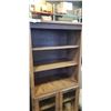 Image 3 : AS NEW DISPLAY CABINET W/ OPEN SHELVES AND DOORS