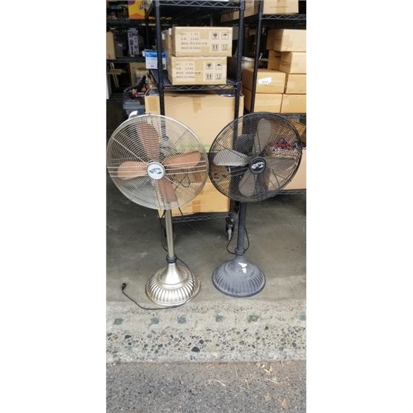 2 FLOOR FANS