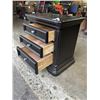 Image 3 : BLACK 3 DRAWER NIGHT STAND