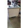 Image 4 : 3 DRAWER MIRRORED TOP NIGHT STAND