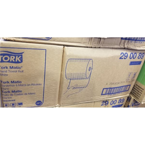 NEW CASE OF TORK HAND TOWEL ROLL, 1 PLY 6 ROLLS