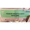 Image 1 : NEW CASE OF PREMIUM SINGLEFOLD WHITE PAPER TOWELS, 4000 PER CASE