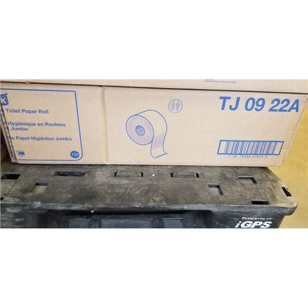 NEW CASE OF TORK JUMBO TOILET PAPER ROLLS, 2 PLY, 12 ROLLS PER CASE