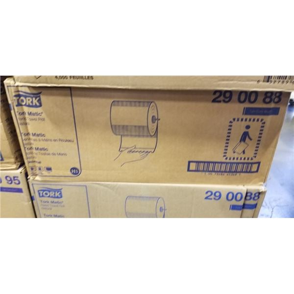 NEW CASE OF TORK HAND TOWEL ROLL, NATURAL, 1 PLY 6 ROLLS PER CASE