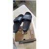 Image 2 : SKECHERS MENS BLACK MEMORY FOAM SHOES. SIZE 8 US, AND ALDO MENS BLACK SHOES. SIZE 8 US, AND PAIR OF 