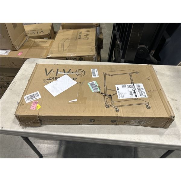 VIVO BLACK MOBILE UNDER DESK PC CART