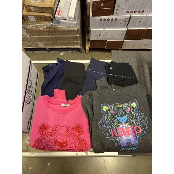 LOT OF LADIES CLOTHES, UNAUTHENTIC LULULEMON