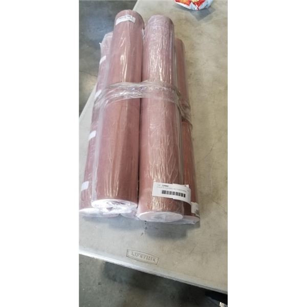 5 NEW ROLLS PEACH BUTCHER PAPER