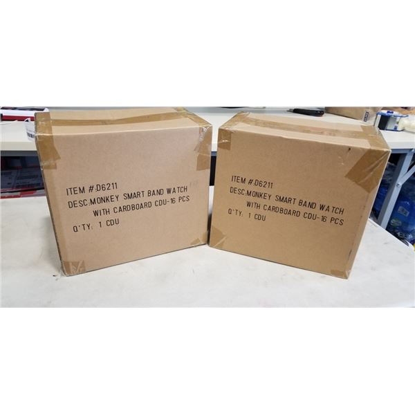 2 CASES OF MONKEY SMART BANDS