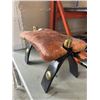 Image 2 : LEATHER SADDLE STOOL