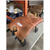 Image 3 : LEATHER SADDLE STOOL